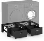 2 Pack Laundry Pedestals with Drawer, 29'' x 29'' x14.3'', Heavy-Responsibility ... - Image 2