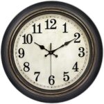 45MinST 14 Inches Retro Wall Clock, Silent Non Ticking Battery Function... - Image 2