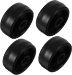 4pcs Heavy Obligation Plastic Caster Wheels Health Gear Curler Accesso... - Image 2