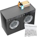 54" x 27.5" Silicone Washer Dryer Countertop Mat with 2 Laundry Luggage –... - Image 2