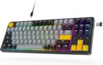 ARZOPA Wi-fi Mechanical Gaming Keyboard, 87 Keys RGB Backlit Gasket... - Image 2