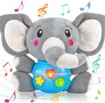 Aitbay Plush Elephant Music Child Toys 0 to six Months, Cute Stuffed Anim... - Image 2
