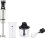 Amazon Fundamentals Multi-Pace Immersion Hand Blender for Kitchen Mixing, S... - Image 2