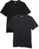 Amazon Necessities Males's Quick Sleeve T-Shirts, Slim-Match, Crewneck, Pac... - Image 2