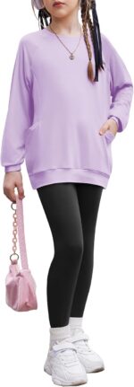 Arshiner Women 2 Piece Outfits Lengthy Sleeve Raglan Prime with Pockets and... - Image 2