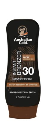 Australian Gold Sunscreen Lotion with Immediate Bronzer, Broad Spectrum,... - Image 2