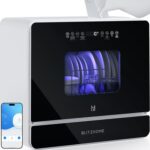 BLITZHOME WiFi Countertop Transportable Dishwasher, Sensible 9 Applications, 167℉ ... - Image 2