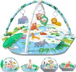 Child Gymnasium Play Mat, 8-in-1 Tummy Time Mat & Exercise Gymnasium Mat Ball Pit w... - Image 2
