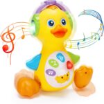 Child Musical Duck Toy Dancing Crawling Tummy Time, Mild Up Toddler Toy... - Image 2