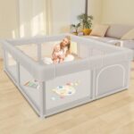 Child Playpen Child Playard, Play Pen for Infants and Toddlers with Gate,... - Image 2