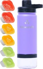 Blueshift 18 oz Stainless Metal Water Bottle - Insulated Shaker Bottle... - Image 2