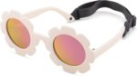 Bouryo Versatile Child Polarized Flower Sun shades with Strap Bendable F... - Image 2