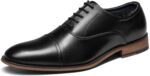 Bruno Marc Males's Lace Up Comfortable Cap-Toe Formal Costume Footwear - Image 2