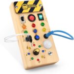 Busy Board with led Mild， Sorting Sensory Journey Toys for Toddlers 1-... - Image 2