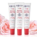 C.O. Bigelow Rose Salve Tubes, Pack of three Lip Balm Tubes, All Function S... - Image 2