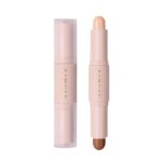 CAHIUYOA 2 Colour Cream Contour Stick,Cream Bronzer Highlighter Make-up ... - Image 2