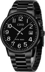 CIVO Watches for Males Analog Quartz: Waterproof Watch with Numeral Dial... - Image 2