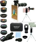Cell Telephone Digital camera Lens Equipment,11 in 1 Common 20x Telephoto 0.63Wide An... - Image 2