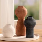 Ceramic Vase Dwelling Desk Decor - Flower Vase Set of three Dwelling Room Kitch... - Image 2