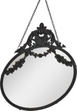 Inventive Co-Op Classic Pewter Framed Wall Mirror with Ornamental Chain... - Image 2