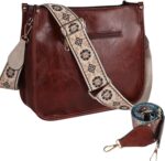 Crossbody Luggage for Ladies Elegant Vegan Leather-based Hobo Purses with 2pcs... - Image 2