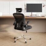 DEVAISE Workplace Chair Excessive Again Mesh Ergonomic Desk Chair with Flip-up ... - Image 2