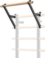 DHT Wooden Stall Bar, Swedish Ladder Suspension Coach with 9 Strategic... - Image 2