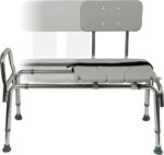 DMI Tub Switch Bench and Bathe Chair with Non Slip Aluminum Physique, F... - Image 2