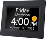 Digital Alarm Clock with Date and Day of Week for Dementia Seniors, Vo... - Image 2