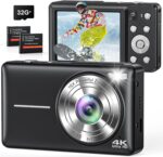 Digital Digicam 4K, Compact Level and Shoot Digital Digicam with Auto Fo... - Image 2