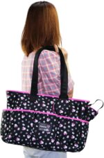 Disney Multi Piece Tote, Minnie Print 8 Pockets 4 Pcs - Image 2
