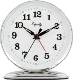 Fairness 24014 Wind-Up Loud Bell Steel Alarm Clock Pack of 1 Silver - Image 2