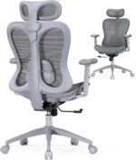 Ergonomic Workplace Desk Chair, Snug Laptop Gaming Chair, Breath... - Image 2