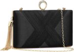 Night Baggage Clutch Purses for Girls Wedding ceremony Bag Women Glowing Half... - Image 2