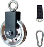Train Gear Cable Pulley with Hanging Strap and Carabiner, 3.74... - Image 2