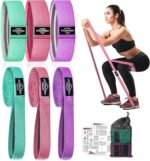 Material Resistance Bands for Working Out, 6Pack Non-Slip Train Bands... - Image 2