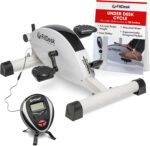 FitDesk Underneath Desk Bike Train Machine, Compact Magnetic Pedal Exerc... - Image 2