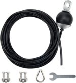 Health Pulley Cable 196 Inch, Adjustable Residence Health club Cable Alternative f... - Image 2