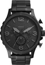 Fossil Males's Nate Quartz Stainless Metal Chronograph Watch - Image 2
