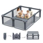 G TALECO GEAR Foldable Playpen for Infants and Toddlers, 59"x71" Portab... - Image 2