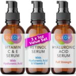 GLEOW Retinol Serum for Face, Vitamin C with Hyaluronic Acid Face Seru... - Image 2