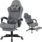 Gaming Chair, 400 lbs Grownup Chair, Excessive Again Laptop Chair with Footr... - Image 2