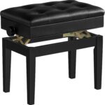 HOOBRO Adjustable Piano Bench with Storage Compartment for Music Sheet... - Image 2