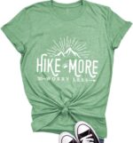 Mountain climbing Shirt for Girls Journey Mountain Graphic Athletic Shirts Funn... - Image 2