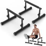IMAYCC Push Up Bar, Adjustable 7.5" and 10.6" Excessive Parallettes Bars & ... - Image 2