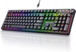KOORUI Wired Gaming Keyboards with Brown Change,Scorching-Swap Mechanical Ke... - Image 2