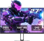 KTC 27 Inch QHD Gaming Monitor, 2K 200Hz As much as 210Hz 1ms Quick IPS Comp... - Image 2