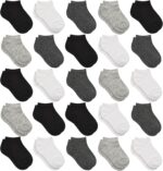 Children Socks - 25 Pairs Toddler Ankle Socks Set, Low Minimize for Boys & Woman... - Image 2
