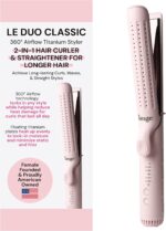 L'ANGE HAIR Le Duo Grande 360° Airflow Styler | 2-in-1 Curling Wand & ... - Image 2