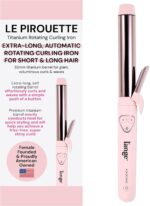 L'ANGE HAIR Le Pirouette 32MM Titanium Rotating Curling Iron Self-Rota... - Image 2